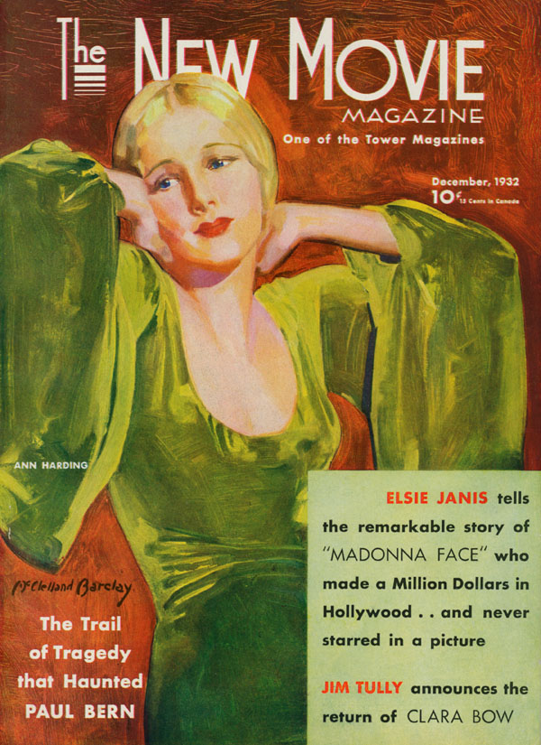 NEW MOVIE | THE magazine side cover Issue 37 December 1932