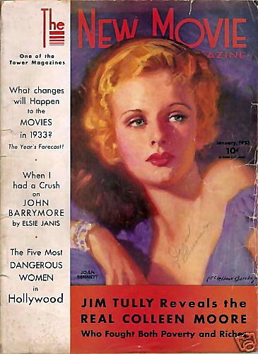 NEW MOVIE | THE magazine side cover Issue 38 January 1933