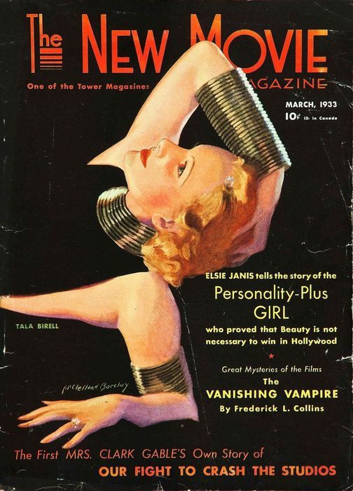NEW MOVIE | THE magazine side cover Issue 40 March 1933