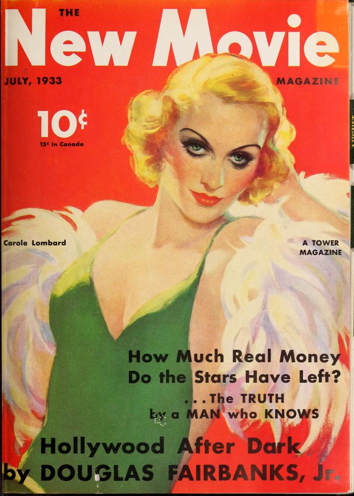 NEW MOVIE | THE magazine side cover Issue 44 July 1933