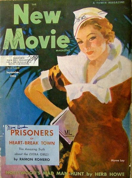 NEW MOVIE | THE magazine side cover Issue 46 September 1933