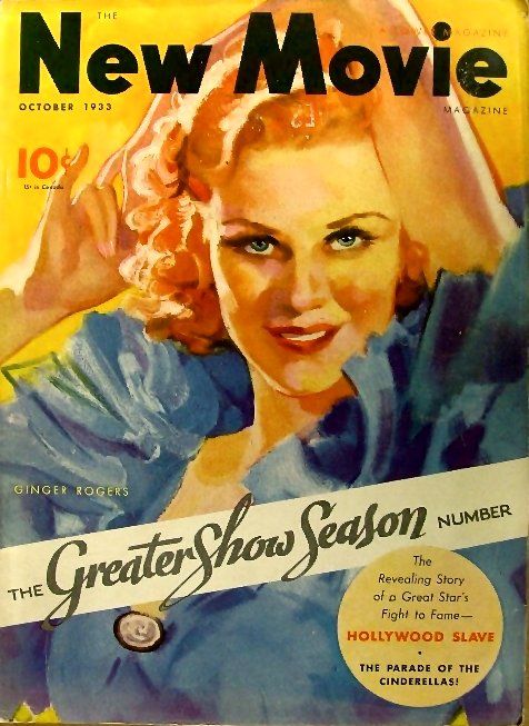 NEW MOVIE | THE magazine side cover Issue 47 October 1933