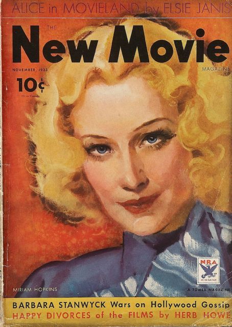 NEW MOVIE | THE magazine side cover Issue 48 November 1933