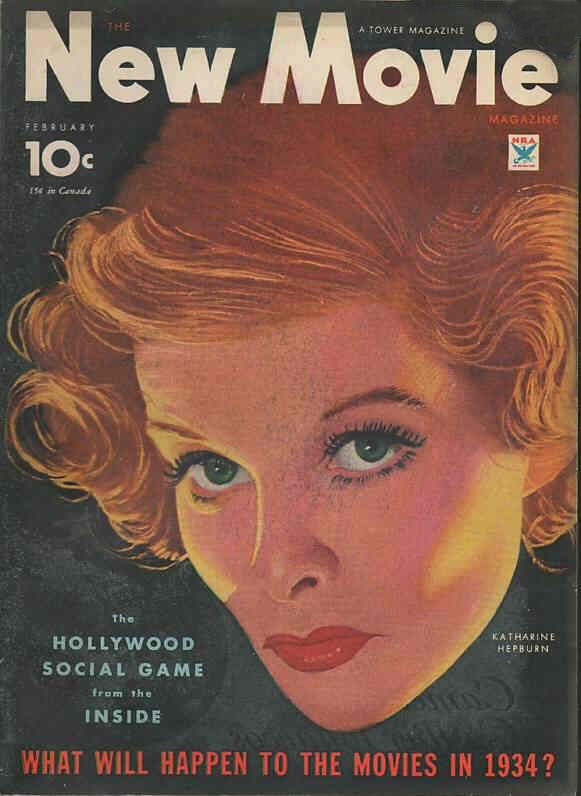 NEW MOVIE | THE magazine side cover Issue 51 February 1934