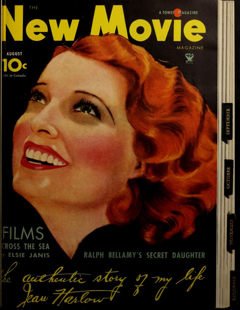 NEW MOVIE | THE magazine side cover Issue 57 August 1934