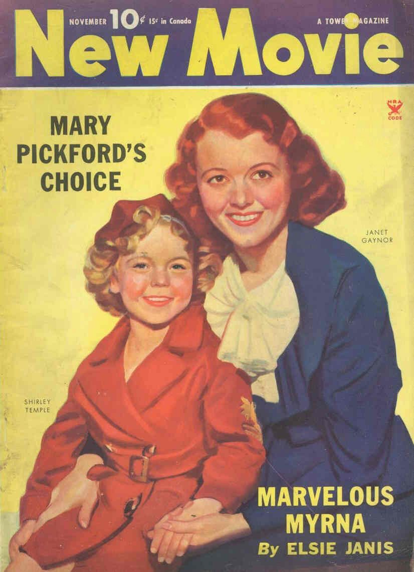 NEW MOVIE | THE magazine side cover Issue 60 November 1934