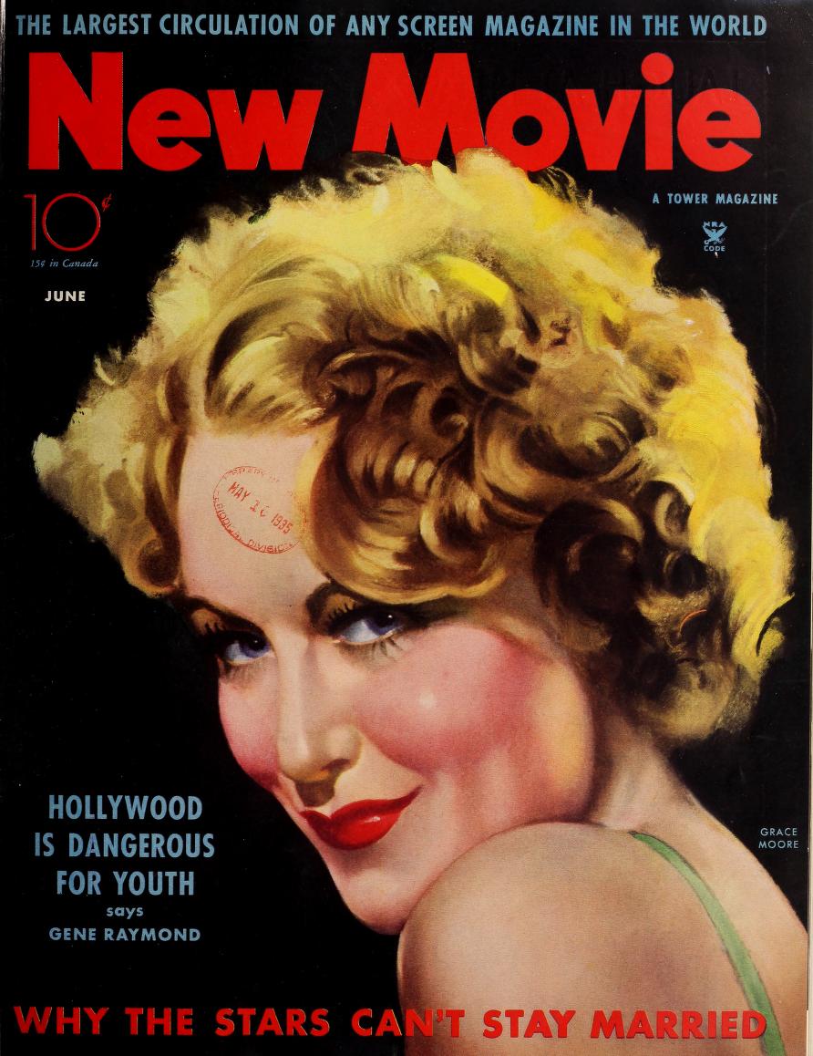 NEW MOVIE | THE magazine side cover Issue 67 June 1935