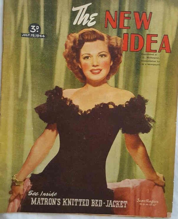 NEW IDEA magazine side cover 19 July 1944