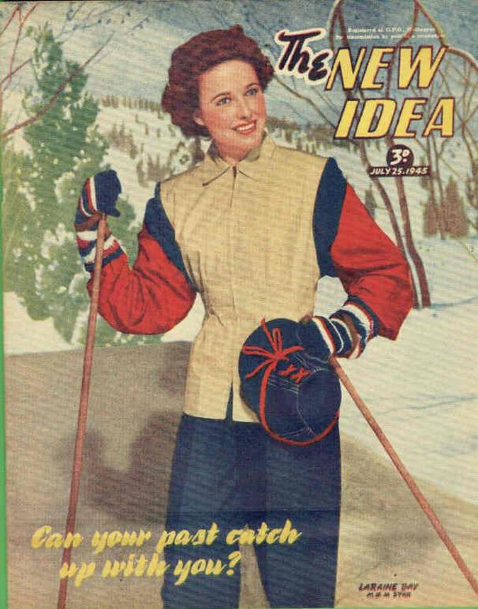 NEW IDEA magazine side cover 25 July 1945