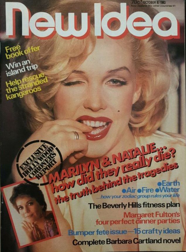 NEW IDEA magazine side cover 8 October 1983