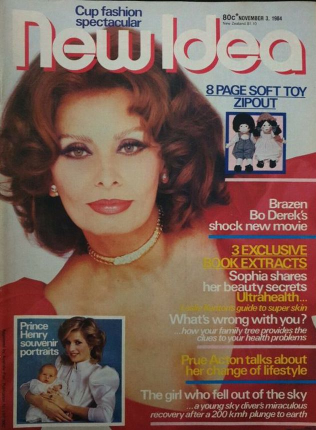 NEW IDEA magazine side cover 3 November 1984