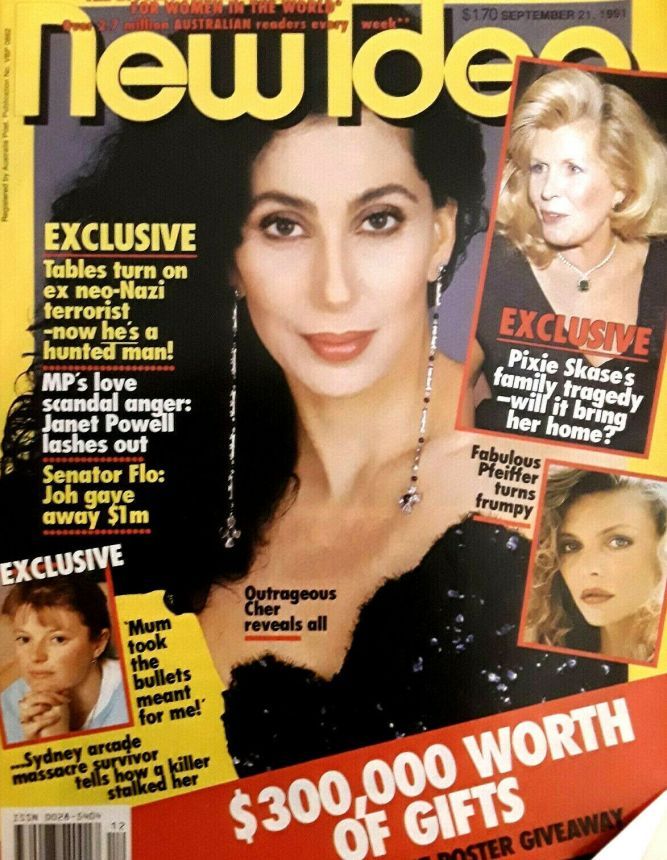 NEW IDEA magazine side cover 21 September 1991