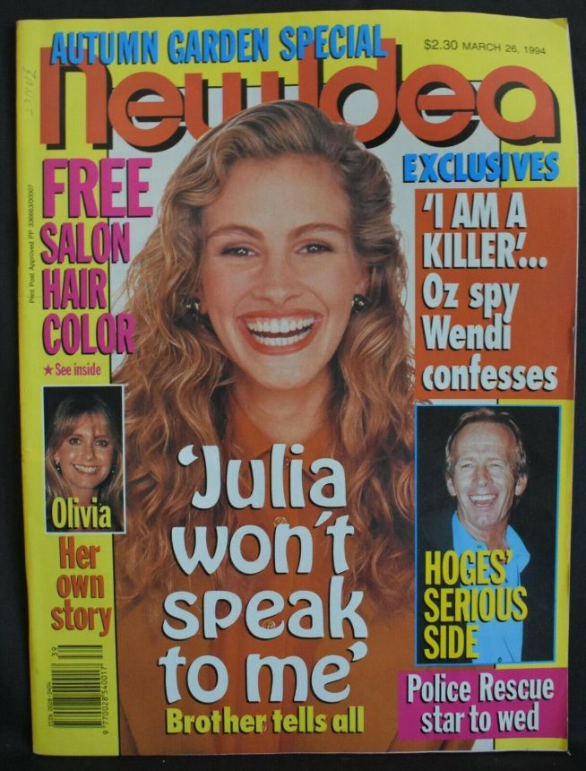NEW IDEA magazine side cover 26 March 1994