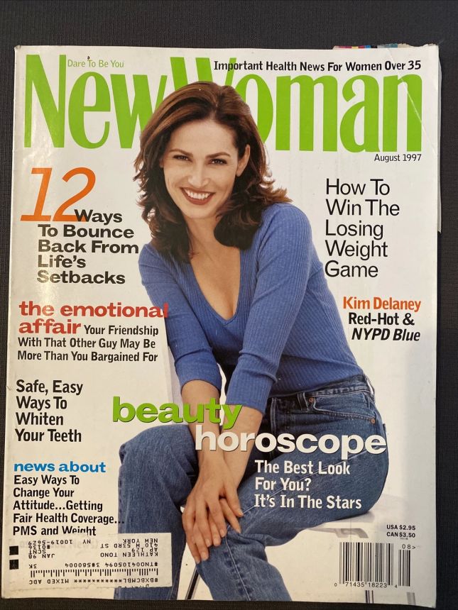NEW WOMAN AUSTRALIA magazine side cover  August 1997