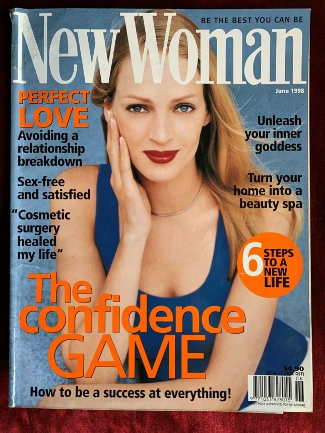 NEW WOMAN AUSTRALIA magazine side cover  June 1998