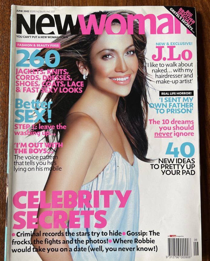 NEW WOMAN AUSTRALIA magazine side cover  June 2002