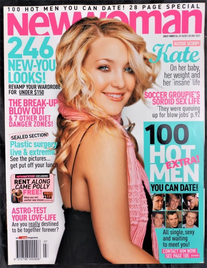 NEW WOMAN AUSTRALIA magazine side cover  July 2003