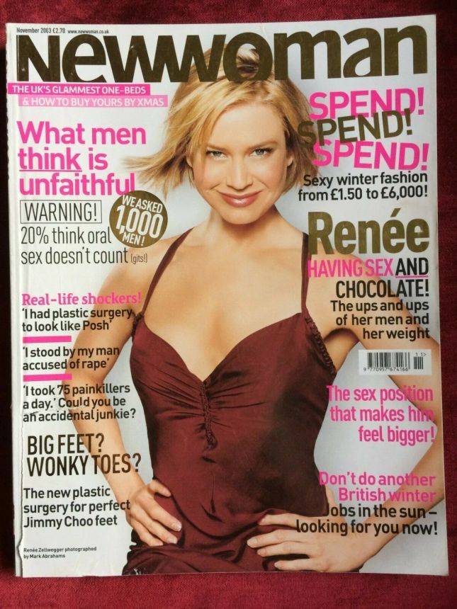 NEW WOMAN AUSTRALIA magazine side cover  November 2003