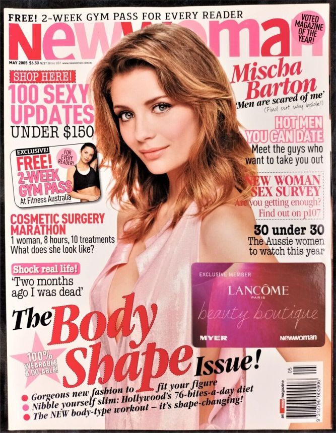 NEW WOMAN AUSTRALIA magazine side cover  May 2005