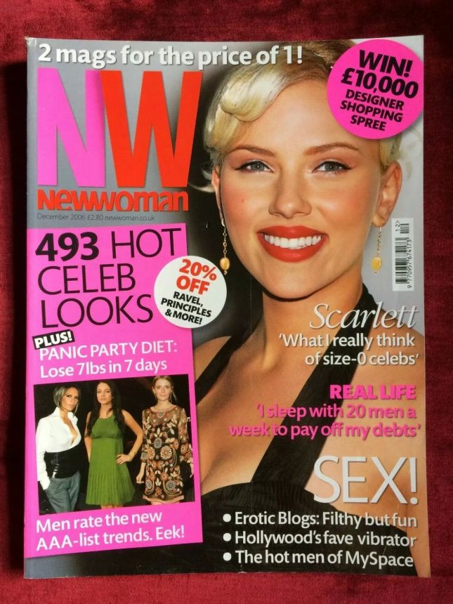 NEW WOMAN AUSTRALIA magazine side cover  December 2006