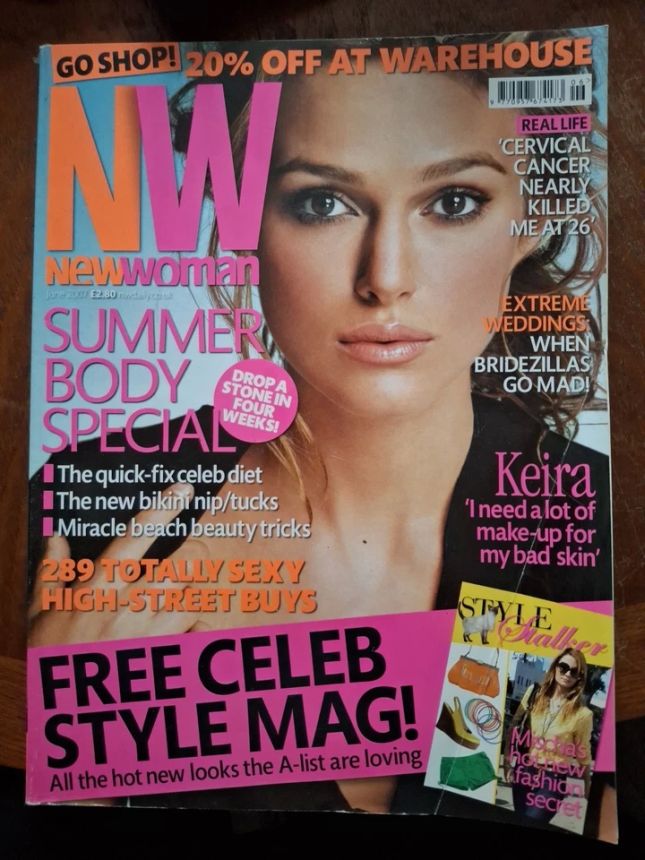 NEW WOMAN AUSTRALIA magazine side cover  June 2007