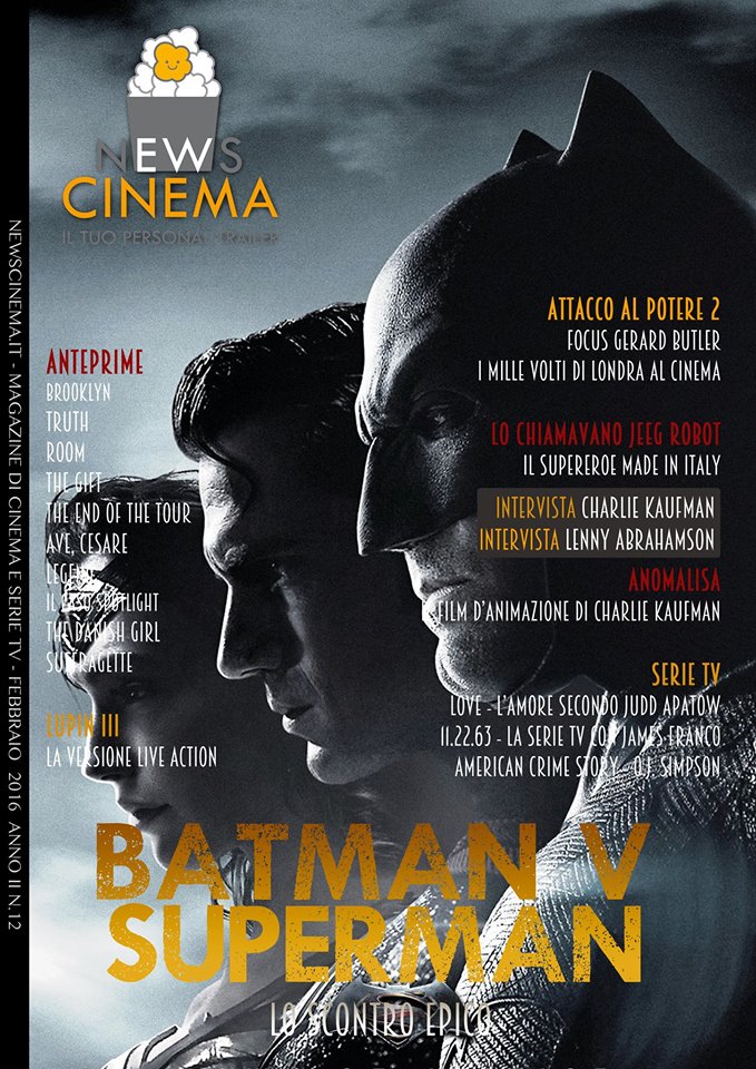 NEWS CINEMA magazine side cover February 2016