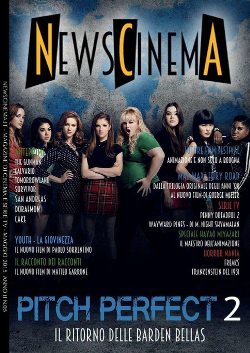 NEWS CINEMA magazine side cover May 2015