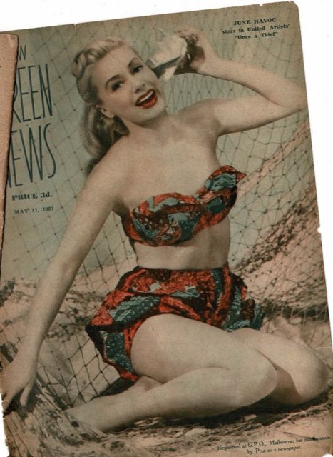 NEW SCREEN NEWS magazine side cover  Vol 5 No  21 11 May 1951