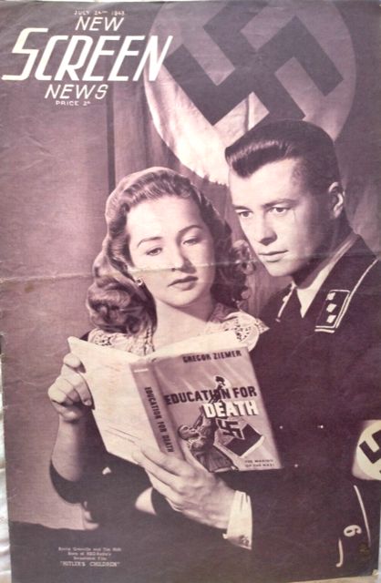NEW SCREEN NEWS magazine side cover 24 July 1943