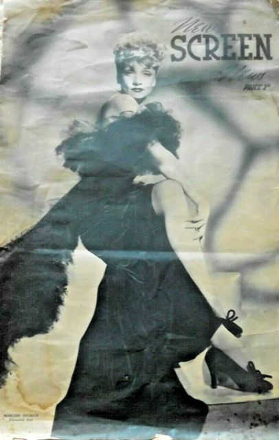 NEW SCREEN NEWS magazine side cover  Vol 6 No  7 7 August 1943