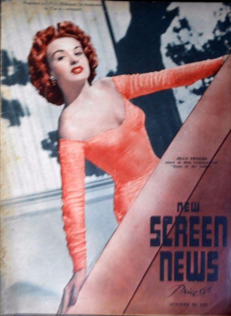 NEW SCREEN NEWS magazine side cover 26 October 1951