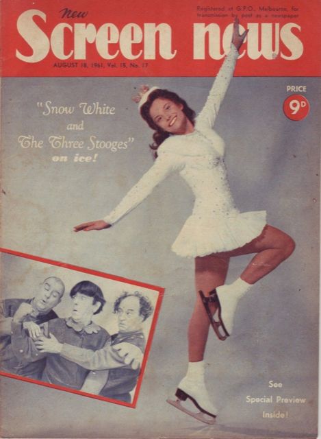 NEW SCREEN NEWS magazine side cover  Vol 15 No  17 18 August 1961