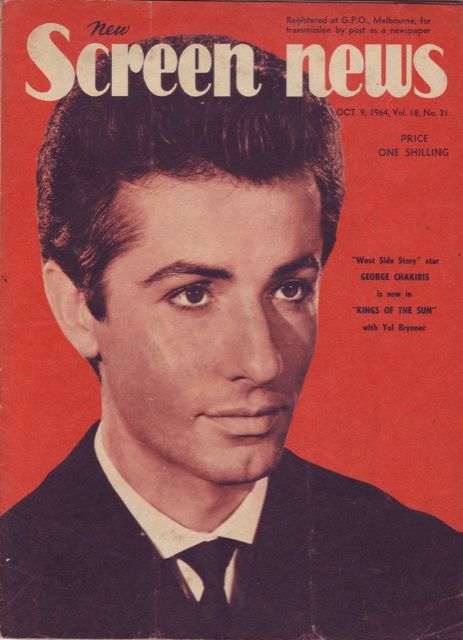 NEW SCREEN NEWS magazine side cover  Vol 18 No  21 9 October 1964