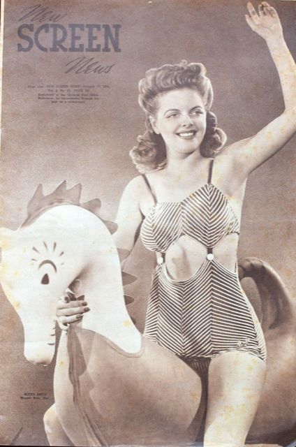 NEW SCREEN NEWS magazine side cover  Vol 4 # 33 17 January 1942