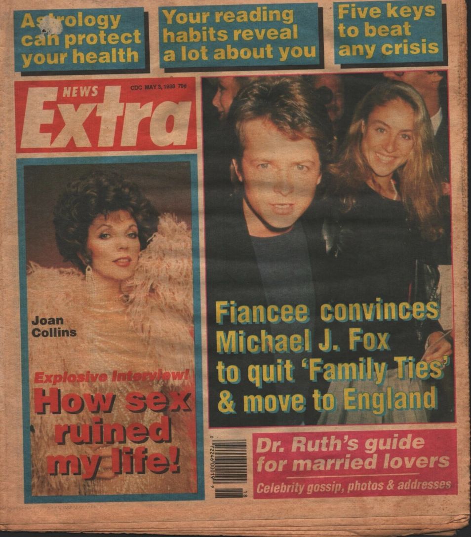 NEWS EXTRA magazine side cover 3 May 1988