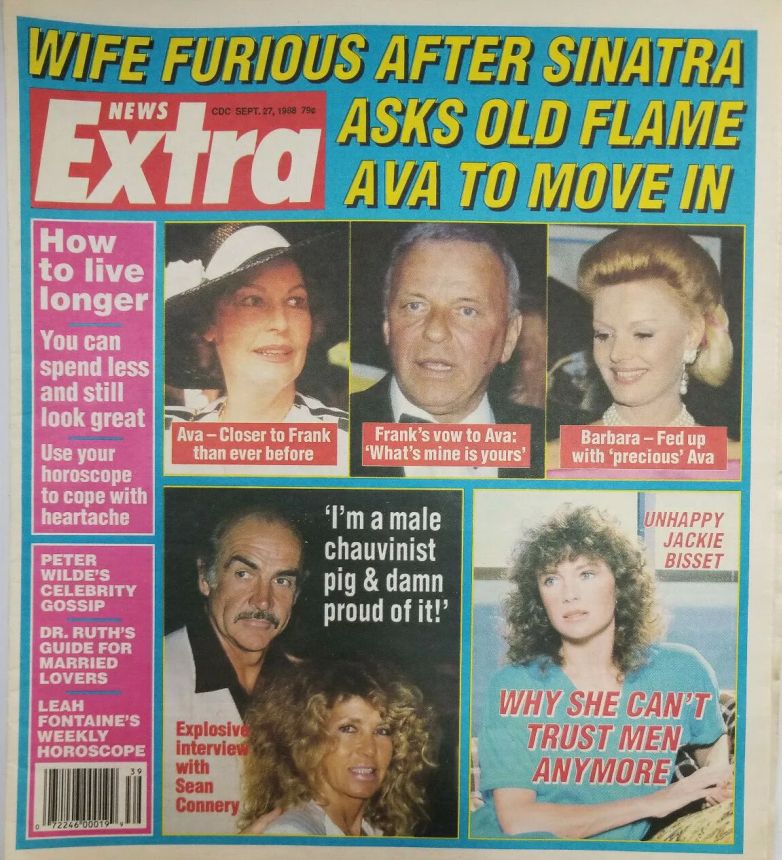 NEWS EXTRA magazine side cover 27 September 1988