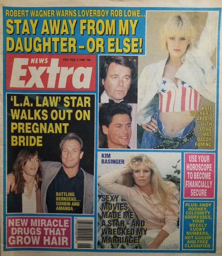 NEWS EXTRA magazine side cover 7 February 1989
