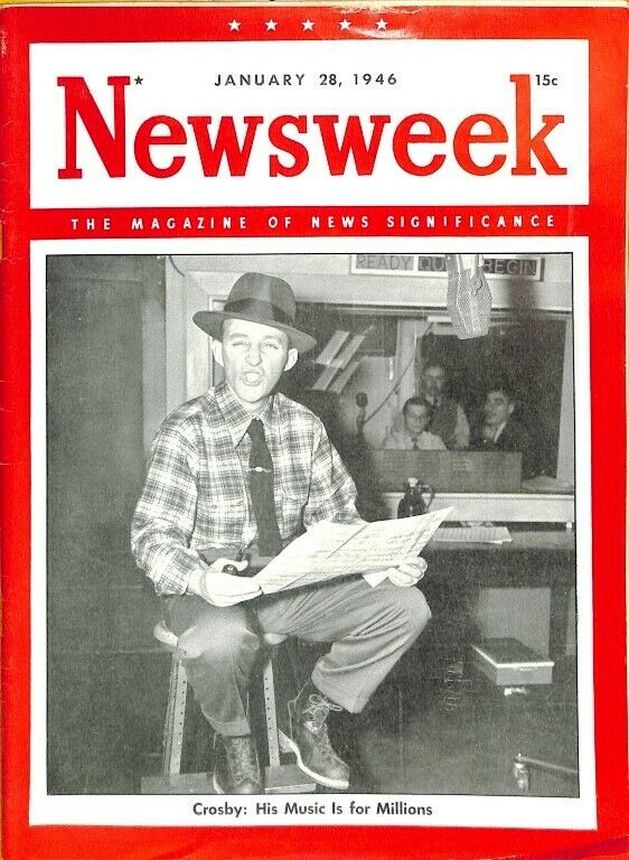 NEWSWEEK magazine side cover 28 January 1946