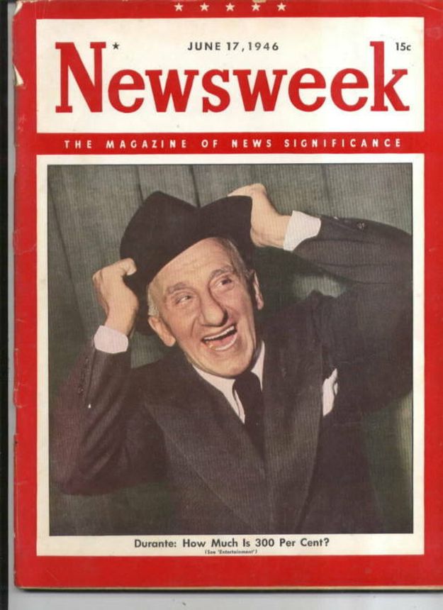 NEWSWEEK magazine side cover 17 June 1946