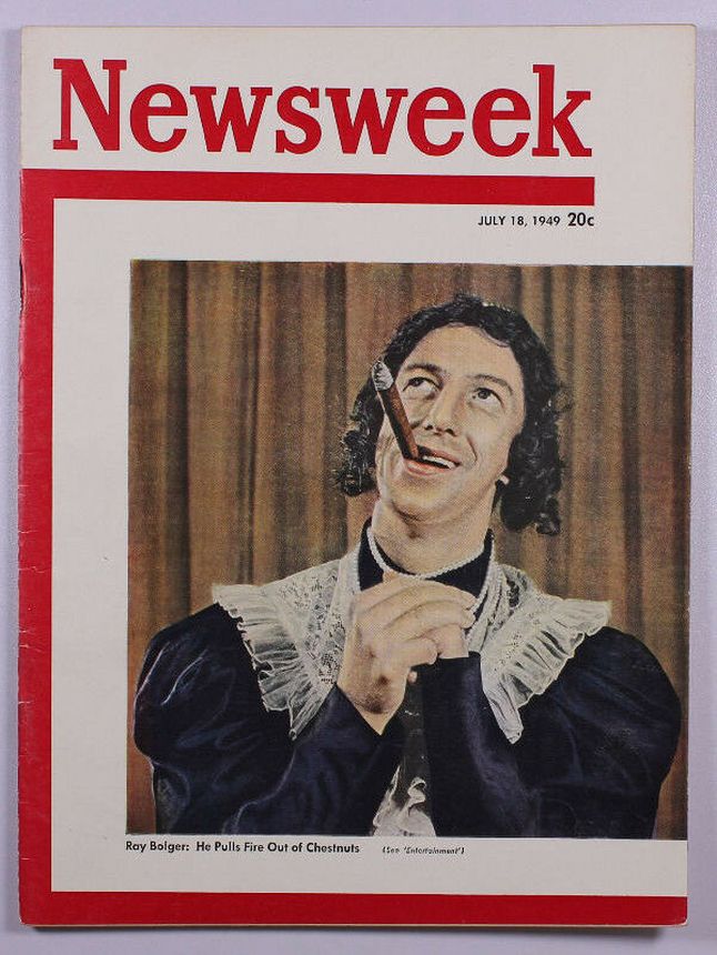 NEWSWEEK magazine side cover 18 July 1949