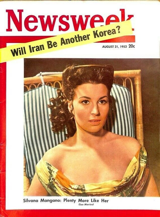 NEWSWEEK magazine side cover 31 August 1953