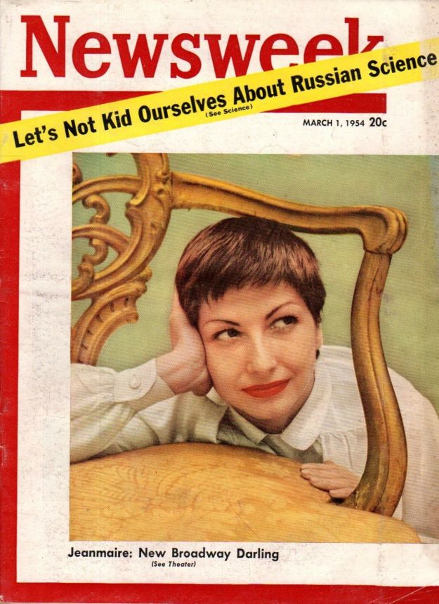 NEWSWEEK magazine side cover 1 March 1954