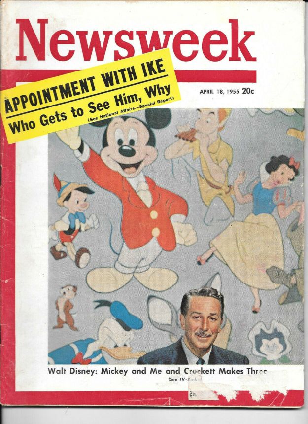 NEWSWEEK magazine side cover 18 April 1955