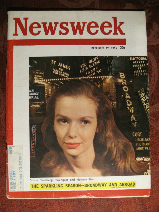 NEWSWEEK magazine side cover 19 December 1955