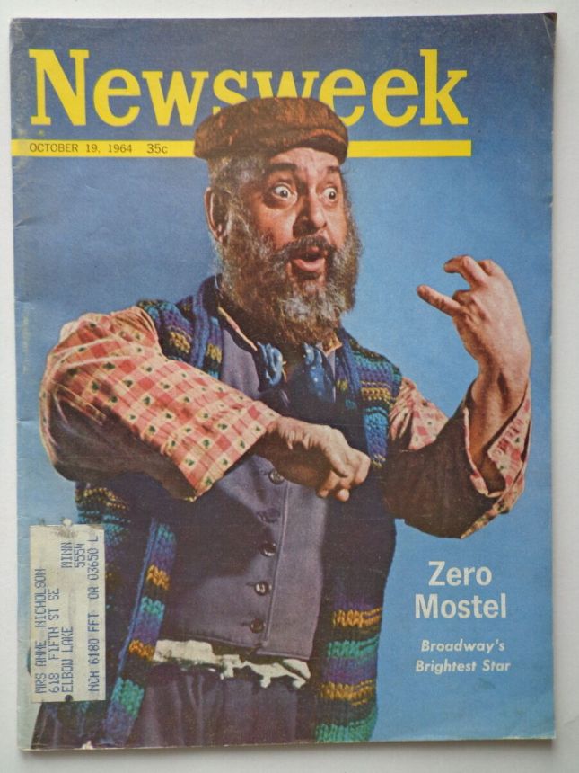 NEWSWEEK magazine side cover 19 October 1964