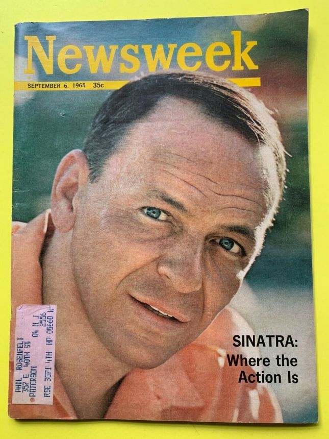 NEWSWEEK magazine side cover 6 September 1965