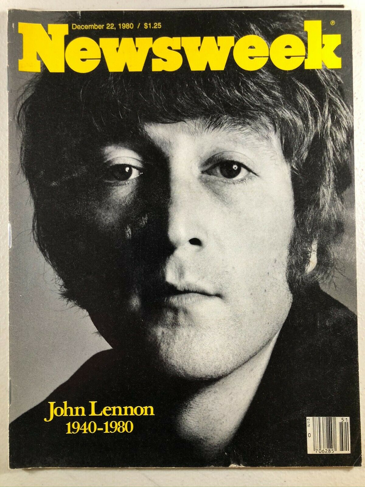 NEWSWEEK magazine side cover 22 December 1980
