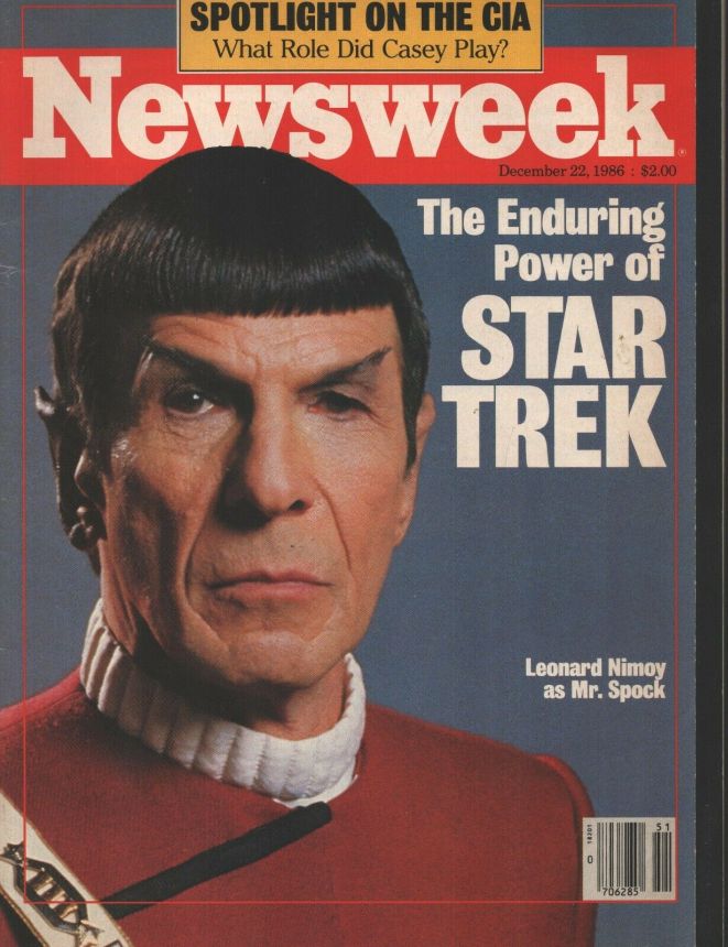 NEWSWEEK magazine side cover 22 December 1986