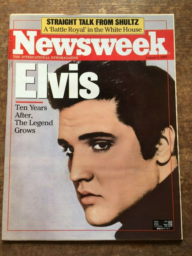 NEWSWEEK magazine side cover 3 August 1987