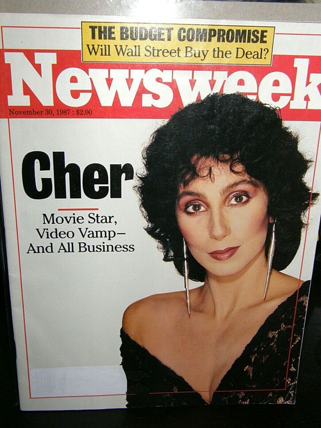 NEWSWEEK magazine side cover 30 November 1987